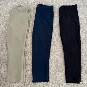 LOT OF 3: Lululemon ABC Classic Fit Pants